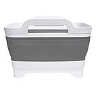 Кошик на раковину з отвором під злив води 9л, 30х29х17 см / Універсальний кошик для раковини, фото 3