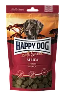 Лакомство для собак Happy Dog SoftSnack Africa для собак средних и больших пород со страусом 100 г