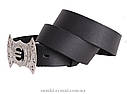 Жіночий ремінь зі штучної шкіри blx90425 чорний, фото 2