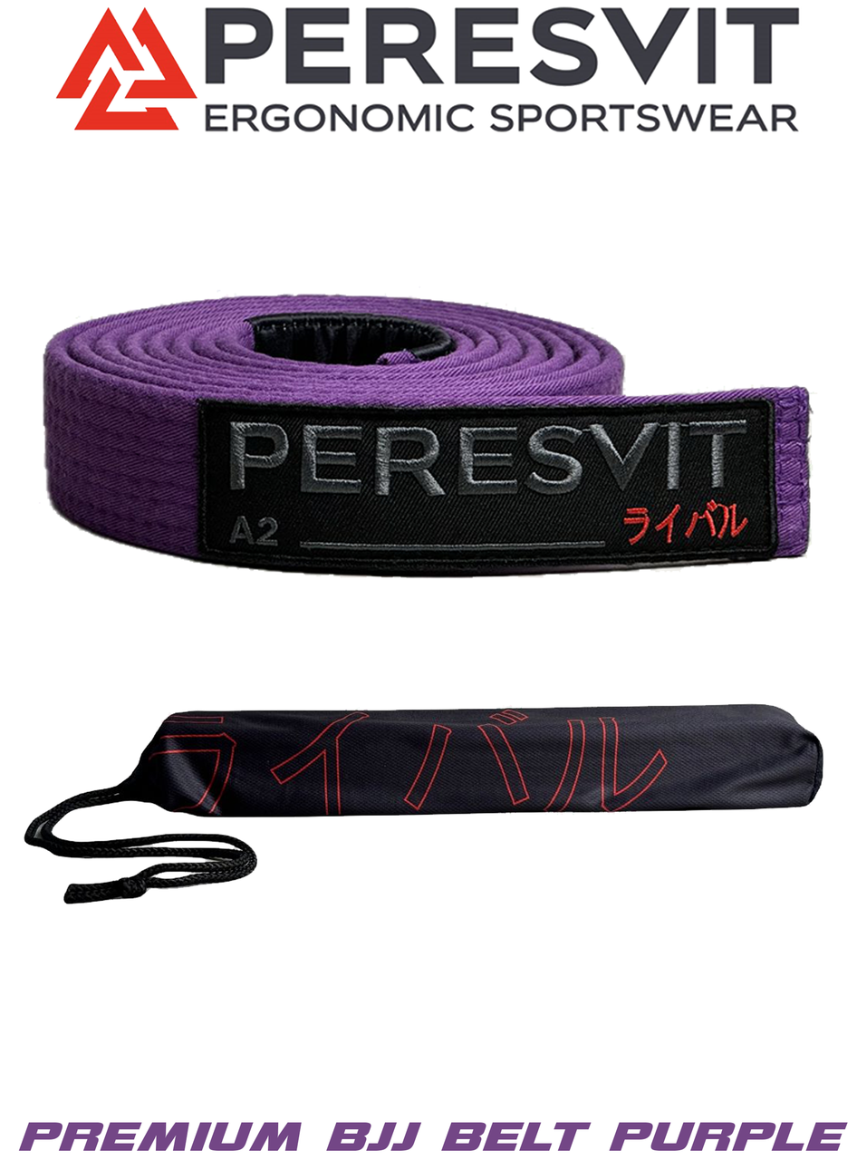 Пояс для кімоно джиу-джитсу Peresvit The Rising Sun Premium BJJ Belt Purple