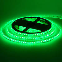 Світлодіодна LED стрічка з клейкою основою 8мм 9,6Вт/м 120 LED/м IP20 MTK-600G3528-9,6W-12 зелений (5м)
