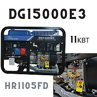 Мощный дизельный генератор 11 кВт Hi-earns DG15000E3 Электрогенератор дизельный четырехтактный трехфазный