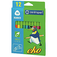 Фломастеры Centropen 2560 EKO with food dyes 12 colors 2560/12 ZXC