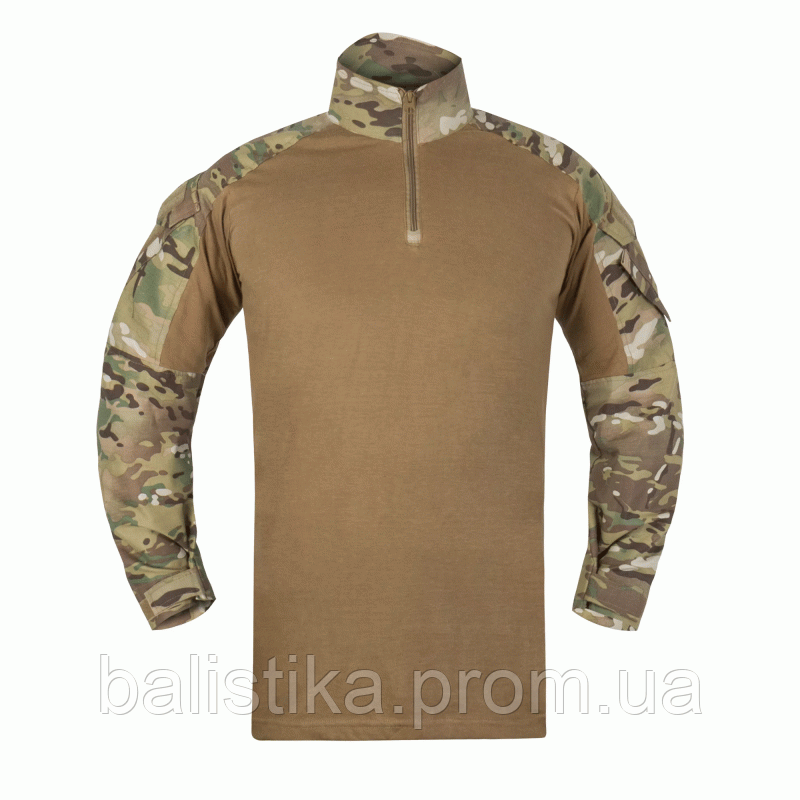 Польова чоловіча сорочка військова мультикам під бронежелет "UAS" (Under Armor Shirt) Cordura Baselayer