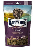 Лакомство для собак Happy Dog SoftSnack Ireland для собак средних и крупных пород с лососем и кроликом 100 г