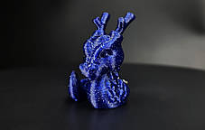 Стильний брелок дракон, Blue Galaxy Dragon, синя галактика, 4 см., фото 3
