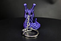 Стильний брелок дракона, Violet Galaxy Dragon, фіолетова галактика, 4 см., фото 5