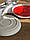 Тарілка кругла з бортиком 22 см, «Червоне Капучино", фото 2