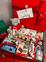 Сладкий подарочный бокс для девушки с конфетками набор в форме коробки для жены, мамы, ребенка SSbox-49
