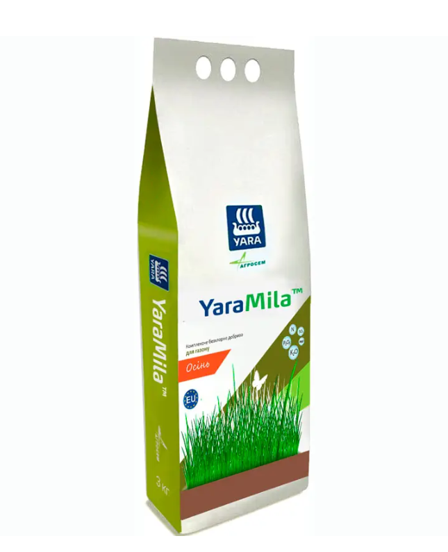 Yara Mila комплексне добриво для газону Осінь 3 кг