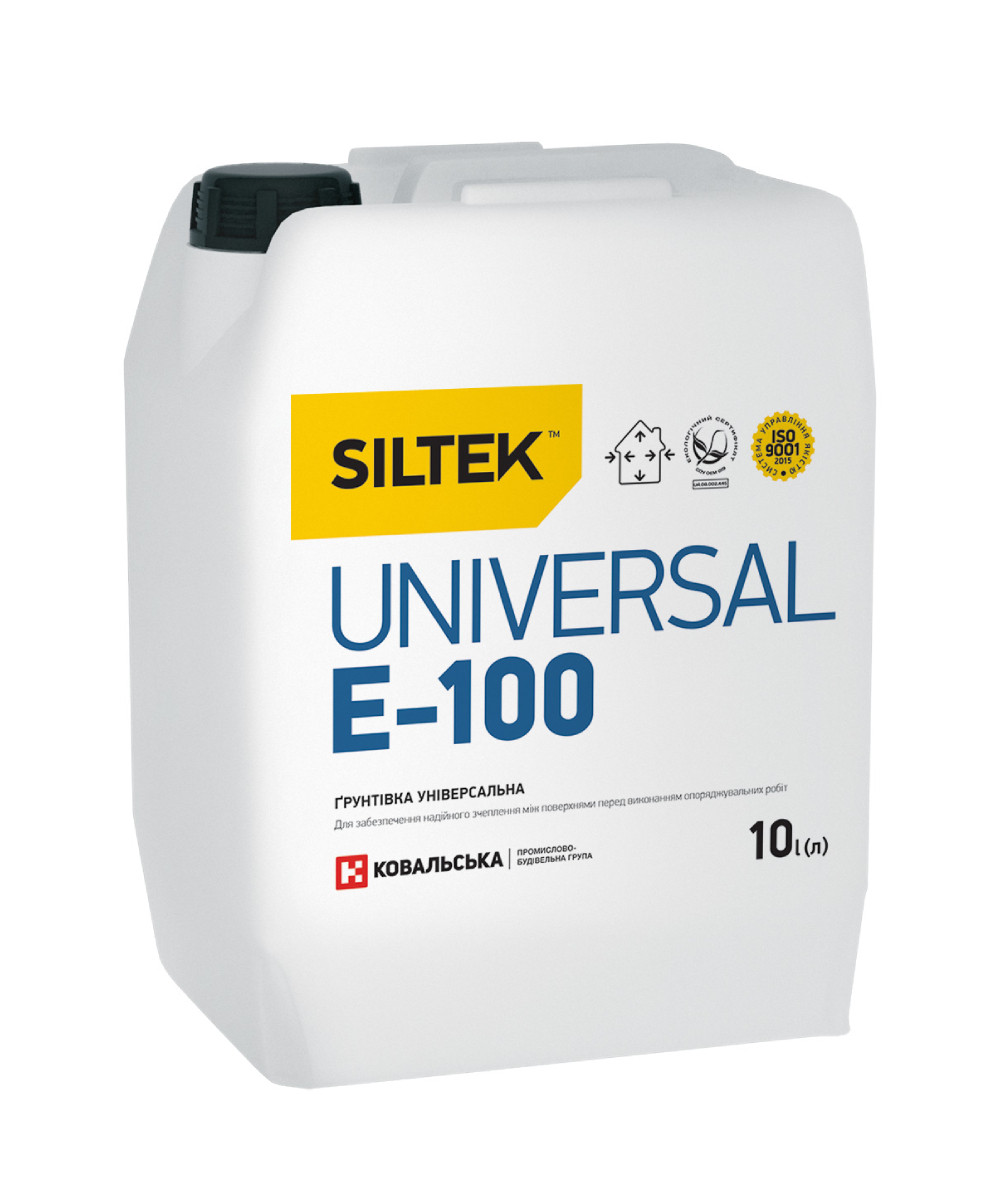 Грунтовка глибокопроникна універсальна Siltek E-100 Universal, 10л