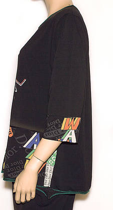 Жіночий стильний костюм прогулянковий XL,2XL,3XL,4XL, фото 3
