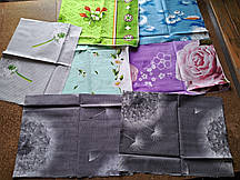 Набір кусочків тканини для рукоділля, комплект №9
