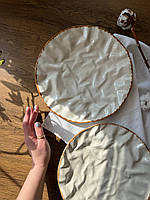 Тарілка плоска «Скеля» 27 см, «Коричневий Лофт"