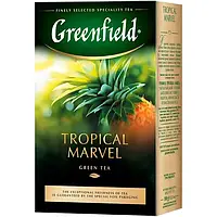 Чай зеленый листовой с имбирем и ананасом Tropical Marvel Greenfield 100 г