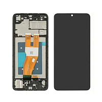 Дисплей (LCD) Samsung A055F Galaxy A05 з сенсором чорний + рамка
