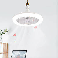 Универсальный потолочный вентилятор-люстра MULTI-FUNCTION FAN LIGHT 2 в 1 Белый