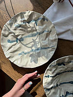 Тарілка глибока «Скеля» 25 см, «Капучино exclusive»