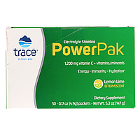Электролиты (Electrolyte Stamina Power Pak) 30 пакетиков со вкусом лимон-лайм