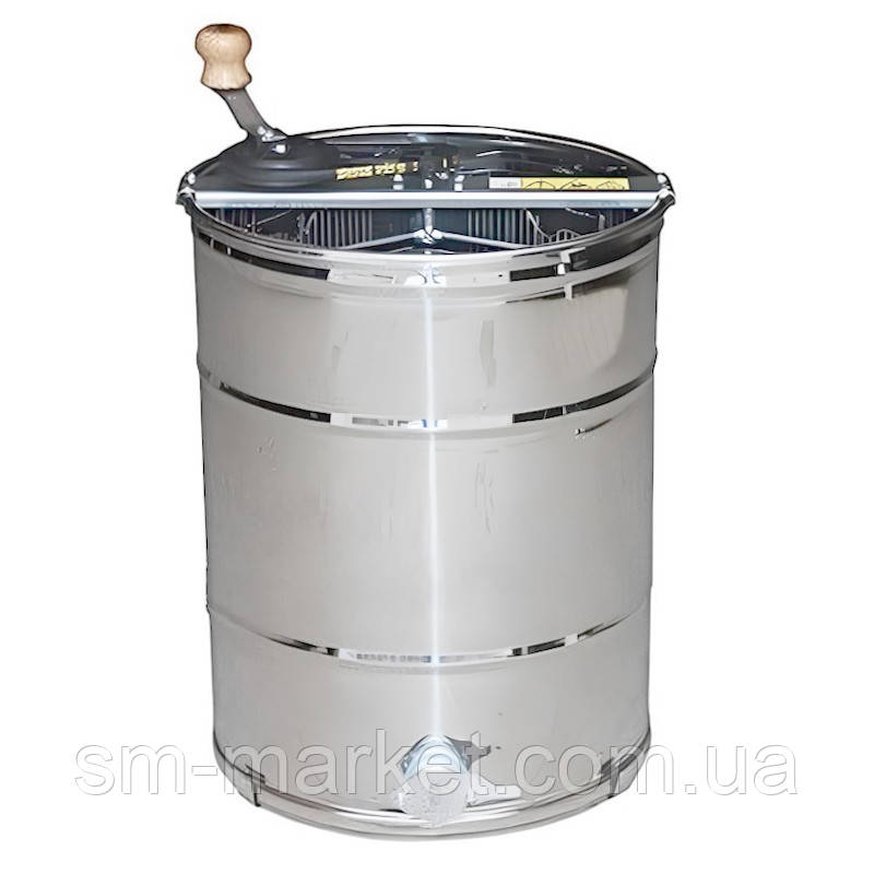 Медогонка 2-х рамкова неповоротна, нержавіюча (AISI 304) melisa93