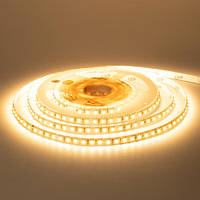 Світлодіодна LED стрічка з клейкою основою 8мм 9,6Вт/м 120 LED/м IP20 MTK-600WW-F-3528-9,6W теплий білий (5м)