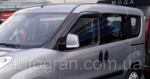 Дефлектори вікон вітровики Fiat Doblo 2009-, фото 1