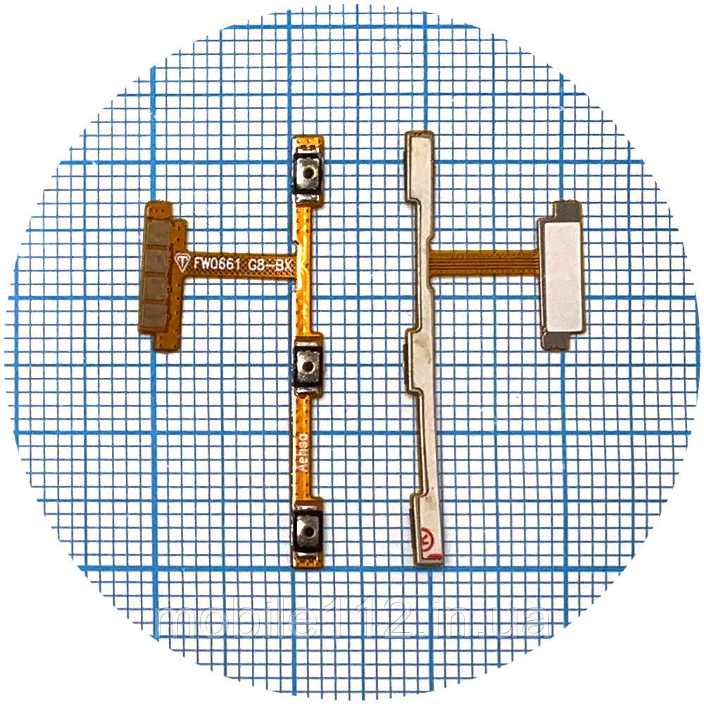 Шлейф Motorola Moto G8 XT2045 з кнопками гучності та ввімкнення, фото 1