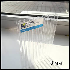 Стільниковий полікарбонат Sunlite ТМ "PALRAM"/мм 8