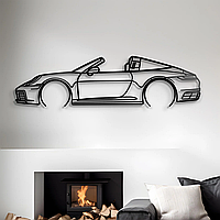 Декоративное панно картина на стене машины Porsche 911 Targa 4S