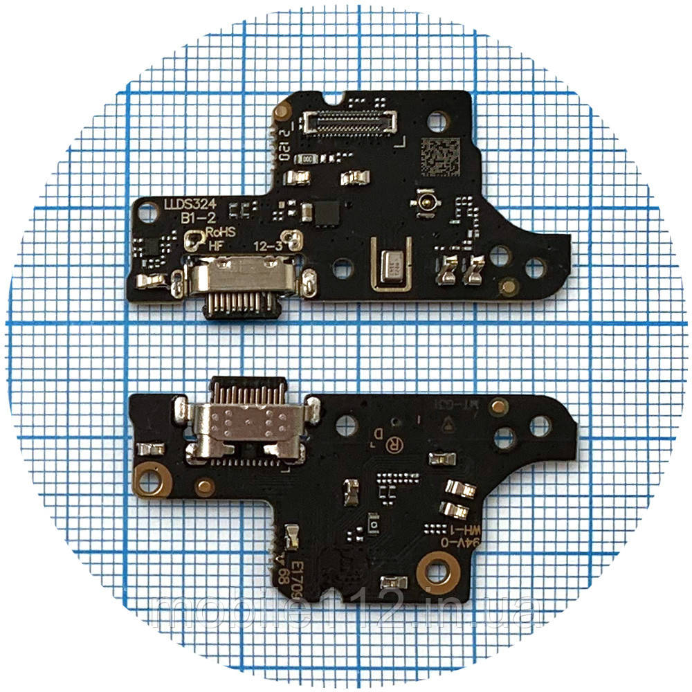 Шлейф Motorola Moto G31 XT2173-3 з роз'ємом зарядки та мікрофоном - нижня плата (AAA), фото 1