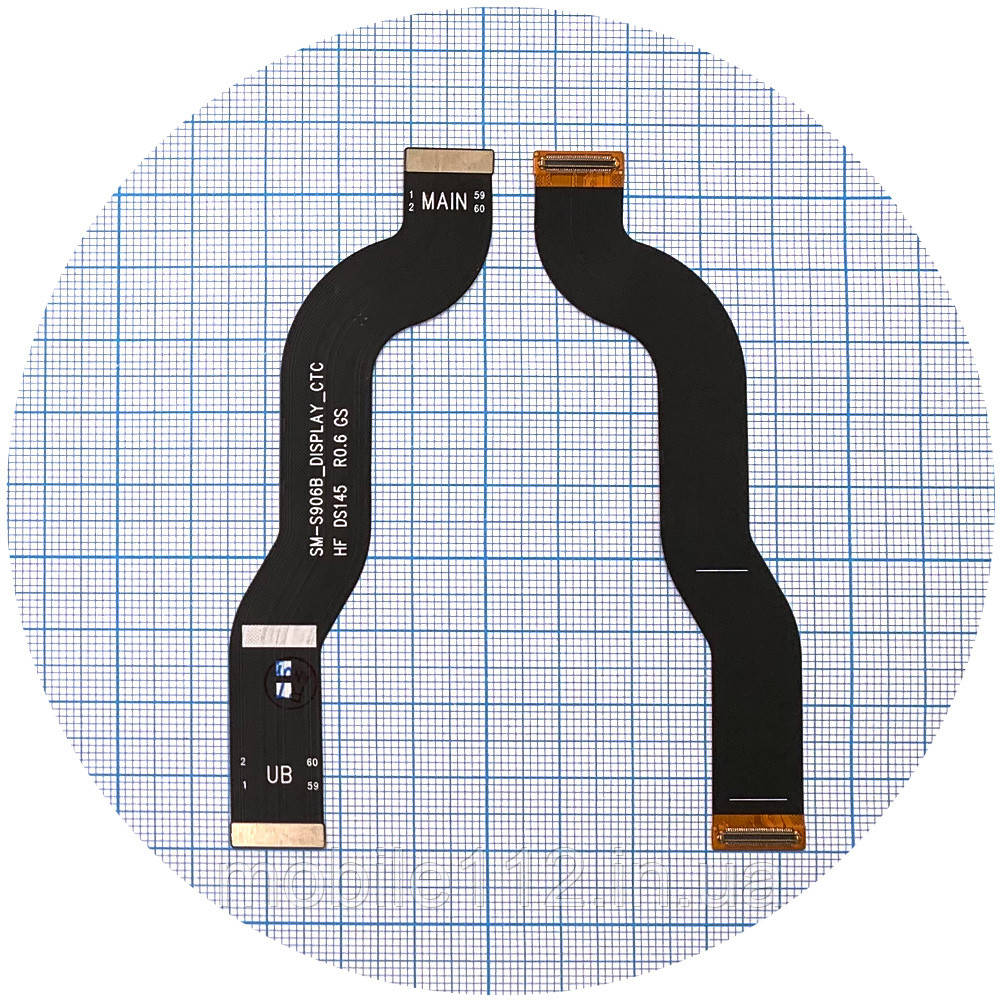 Шлейф Samsung Galaxy S22+ 5G S906B міжплатний на дисплей, фото 1