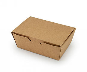 (013805К) Коробка паперова для нагетсiв та сушi КРАФТ 130*88*48 (50/100)