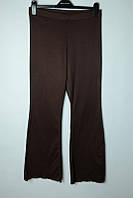 Женские коричневые шоколадные брюки в рубчик H&M, размер 50-52