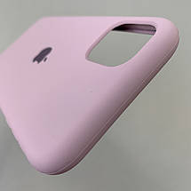 Чохол для Apple iPhone 11 силіконовий кейс з мікрофіброю на телефон айфон 11 чорничний slk, фото 5