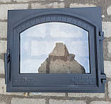 Дверцята для каміна,мангала "Лінда прямокутна" 430*490 мм, фото 2