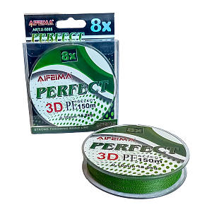 Плетений шнур Feima Perfect 3D PE X8 150 м зелений 0.12