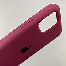 Чохол для Apple iPhone 11 силіконовий кейс із мікрофіброю на телефон айфон 11 бордовий slk, фото 3