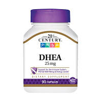 Стимулятор тестостерона 21st Century DHEA 25 mg, 90 капсул CN3922 SP