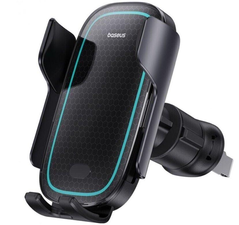 Автотримач з БЗП Baseus Milky Way Pro 15W Black (C40357000111-00)