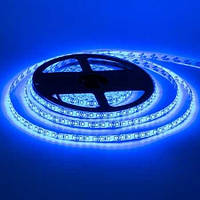 Світлодіодна LED стрічка з клейкою основою 8мм 9,6Вт/м 120 LED/м IP65 MTK-600B-F-3528-9,6W-12 синій (5м)