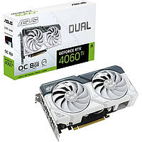 Видеокарта Asus Dual GeForce RTX 4060 Ti OC Edition 8GB GDDR6 (DUAL-RTX4060ti-O8G-WHITE) [103706]