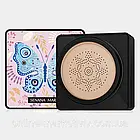 Кушон для обличчя + спонжик Beauty Linasi Senana Marina, Тон 02 / Зволожуючий тональний крем / Крем-пудра, фото 3