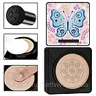 Кушон для обличчя + спонжик Beauty Linasi Senana Marina, Тон 02 / Зволожуючий тональний крем / Крем-пудра, фото 4