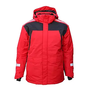 Куртка-парка утеплена робоча "Edinburgh" червона 30271-30276 S-3XL розмір