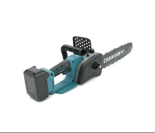 Акумуляторна ланцюгова пила з льодом індикатором Chain Saw 16<unk>, 36V, зарядна + 2 акумулятори, фото 1