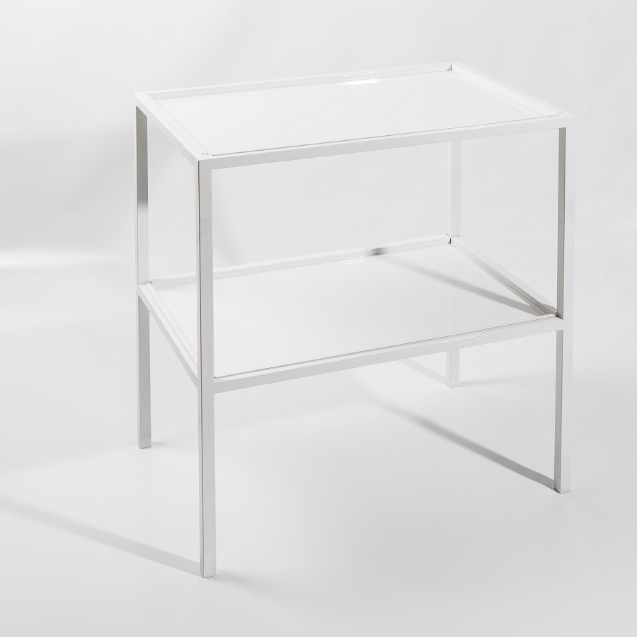 Столик інструментальний Атон No СТ-І-2М два колеса з автономним гальмівним пристроєм, фото 1