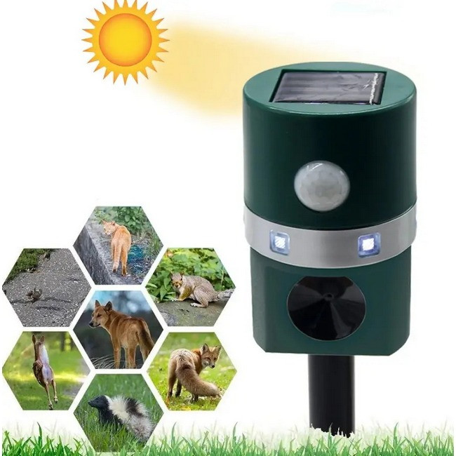 Ультразвуковий відлякувач гризунів Solar Pest Repeller 7002 (N020856)