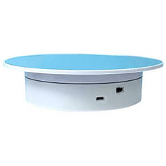 Поворотний стіл для предметної зйомки Electric Mirror Turntable 20 см White N