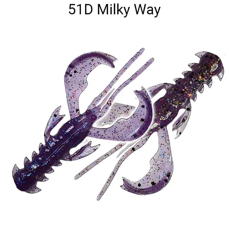 Їстівна силіконова приманка Crazy Fish Nimble 2.5" 44-65-51d-6 кальмар для лову окуня, щуки та судака