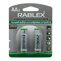 Батарейка акумулятор Rablex АА 2500 mAh 2 шт 1.2 В